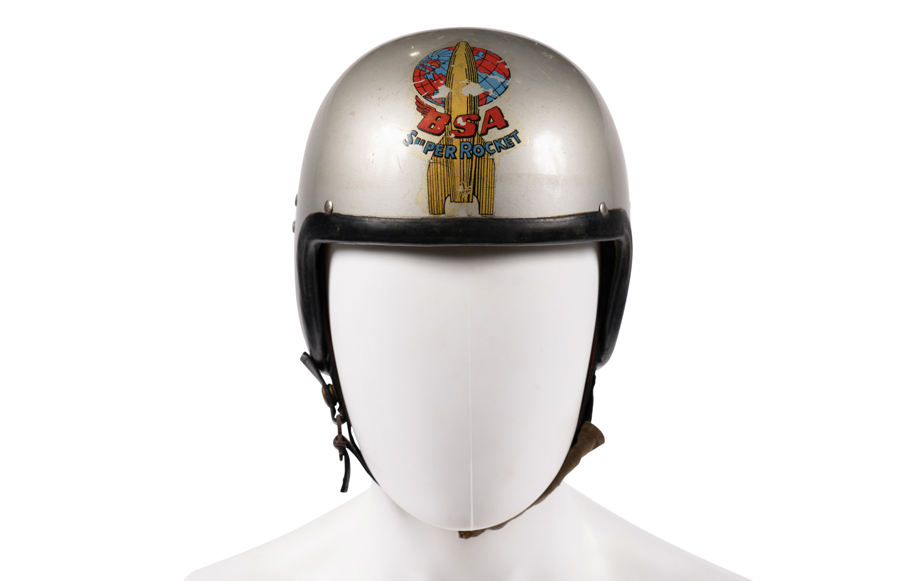 Everoak エバオーク vintage HELMET England 英国 Everoak Motorcycle Helmet | Gooding Christie's